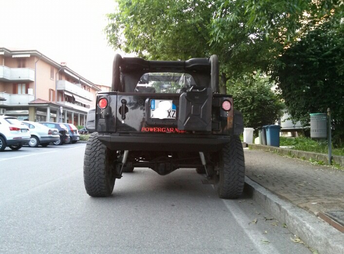 paraurti posteriore jeep jk short foto 4