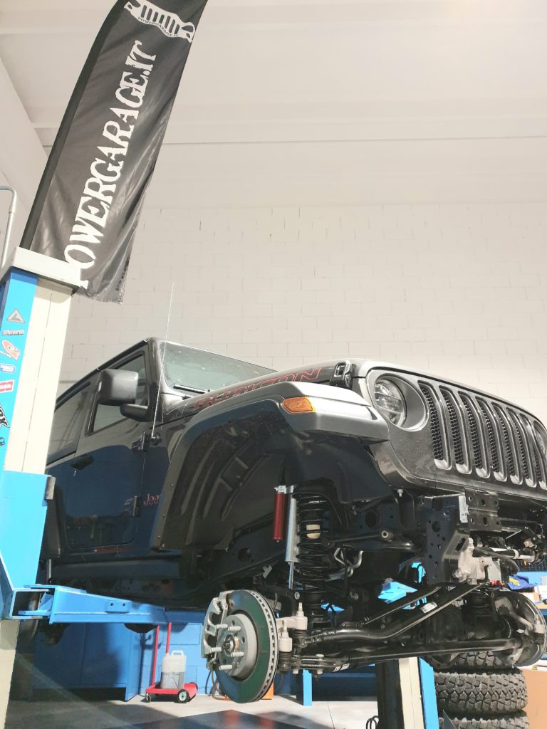 ammortizzatori regolabili jeep wrangler jL montati