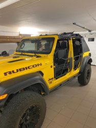 porte tubolari jeep wrangler Jl installate