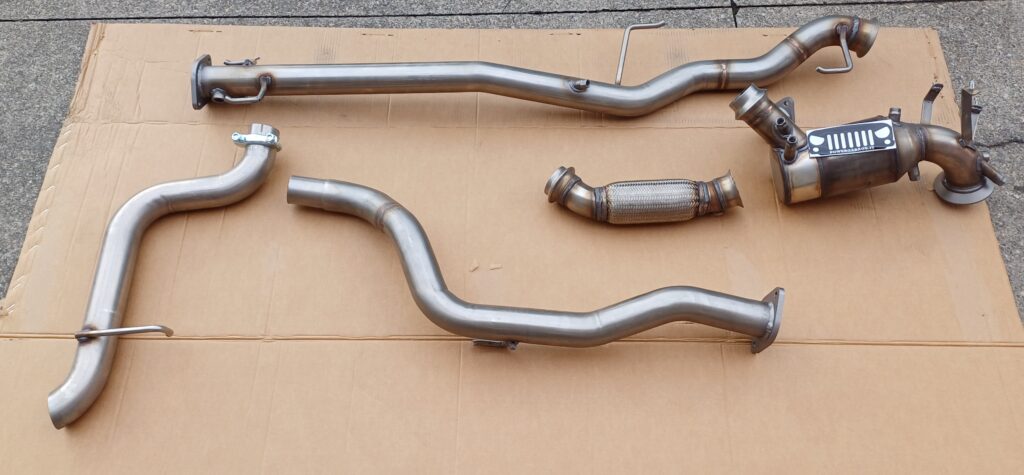 scarico defap jeep wrangler JL 2