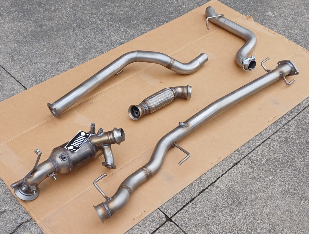 scarico defap jeep wrangler JL 3