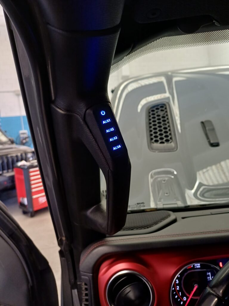 pulsantiera supplementare jeep wrangler JL JT 3